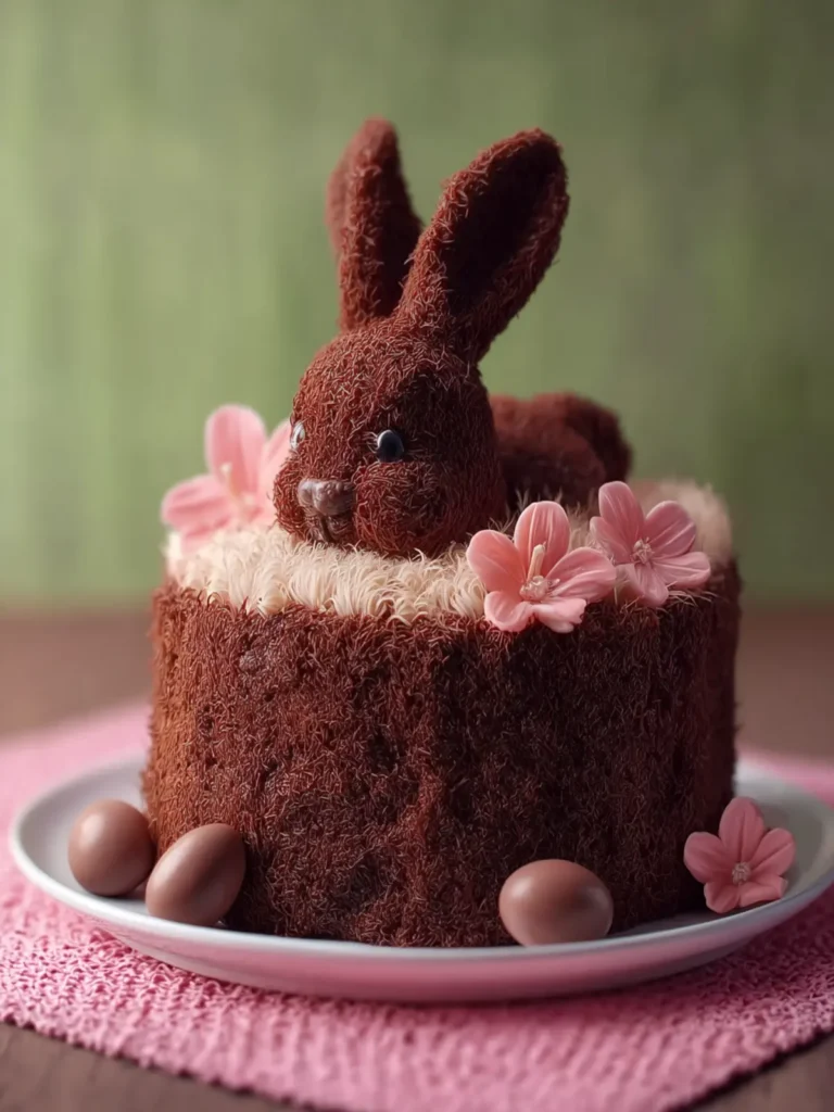 chocolate bunny cake First Image