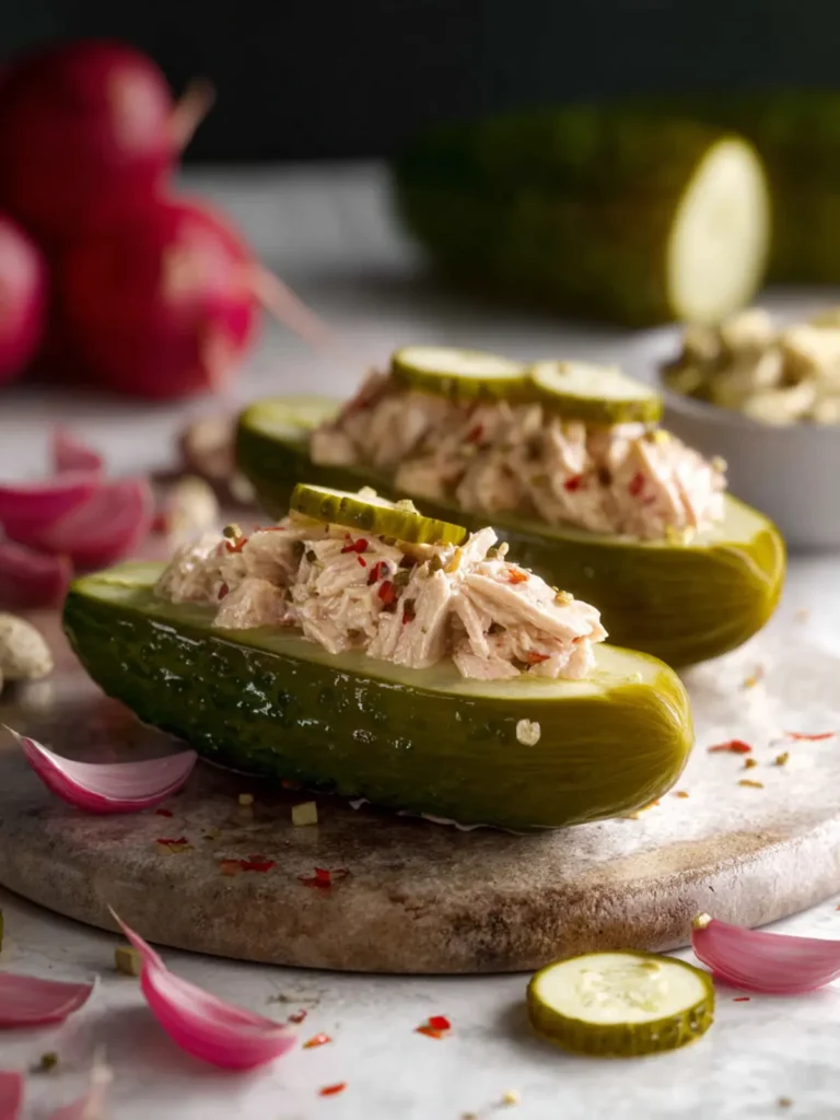 tuna stuffed pickles First Image