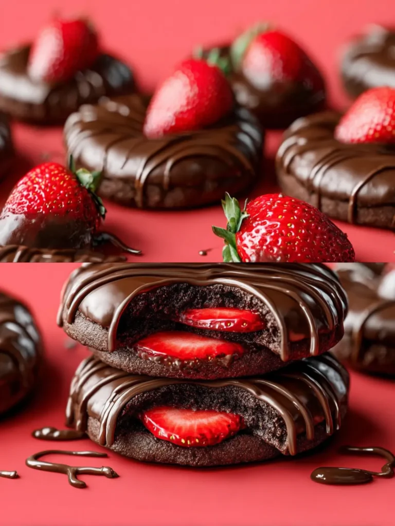 Chocolate Covered Strawberry Cookies – Easy Recipes for Sweet Moments First Image