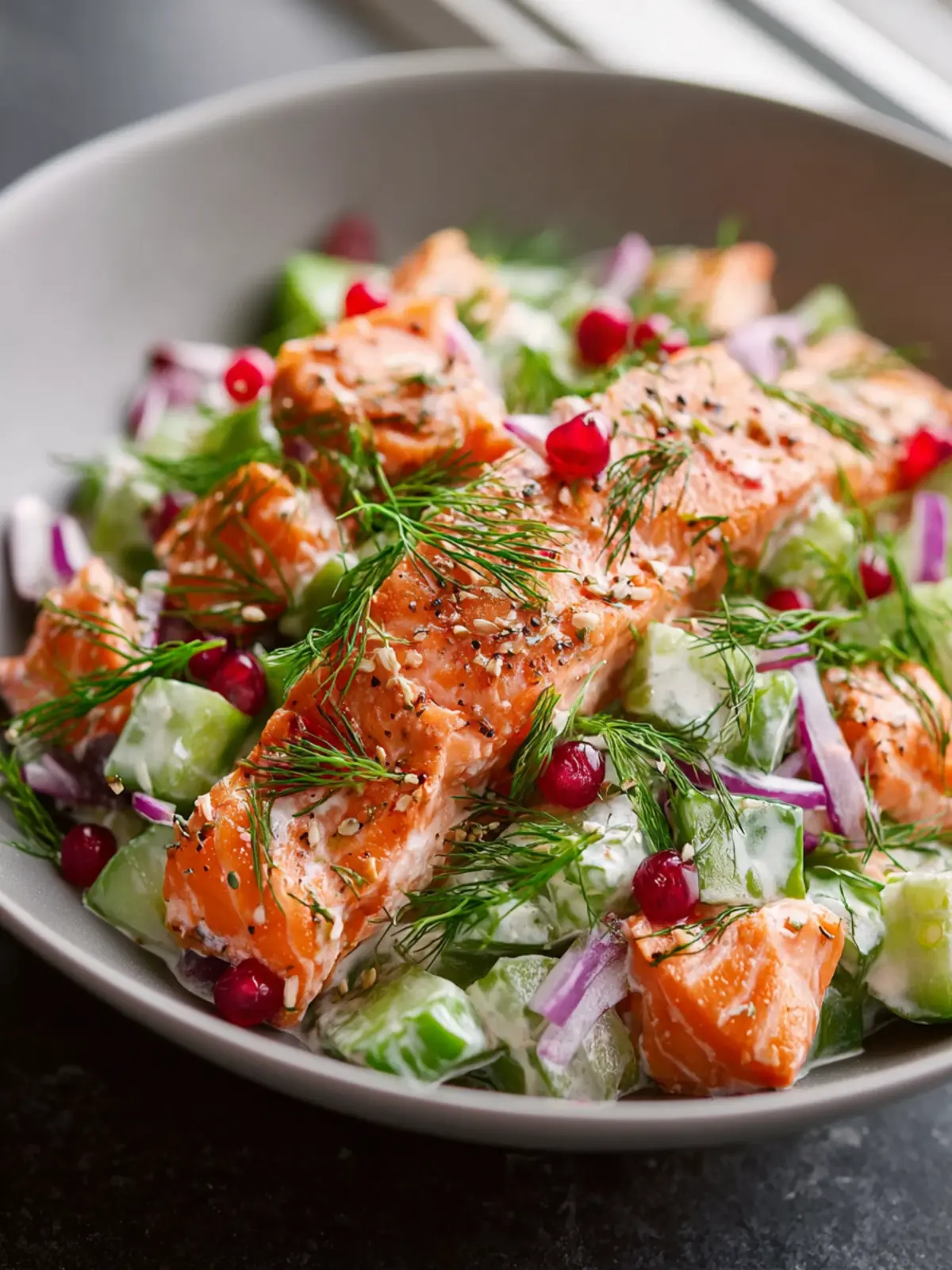 Delicious Salmon Salad Recipe: Healthy & Refreshing Meal Idea First Image