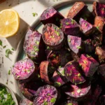 Roasted Purple Sweet Potatoes First Image