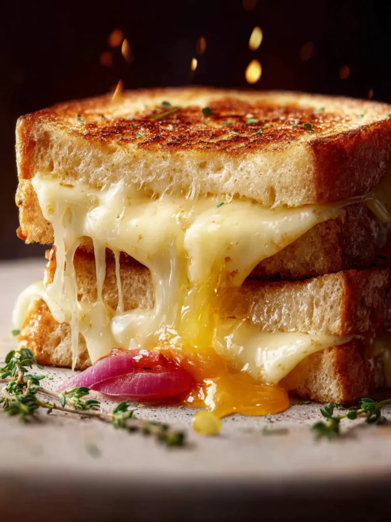gourmet grilled cheese brie cheddar First Image