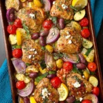 sheet pan greek chicken First Image
