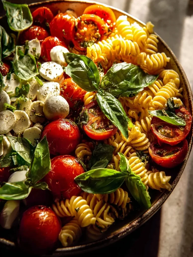 Caprese Pasta Salad. First Image