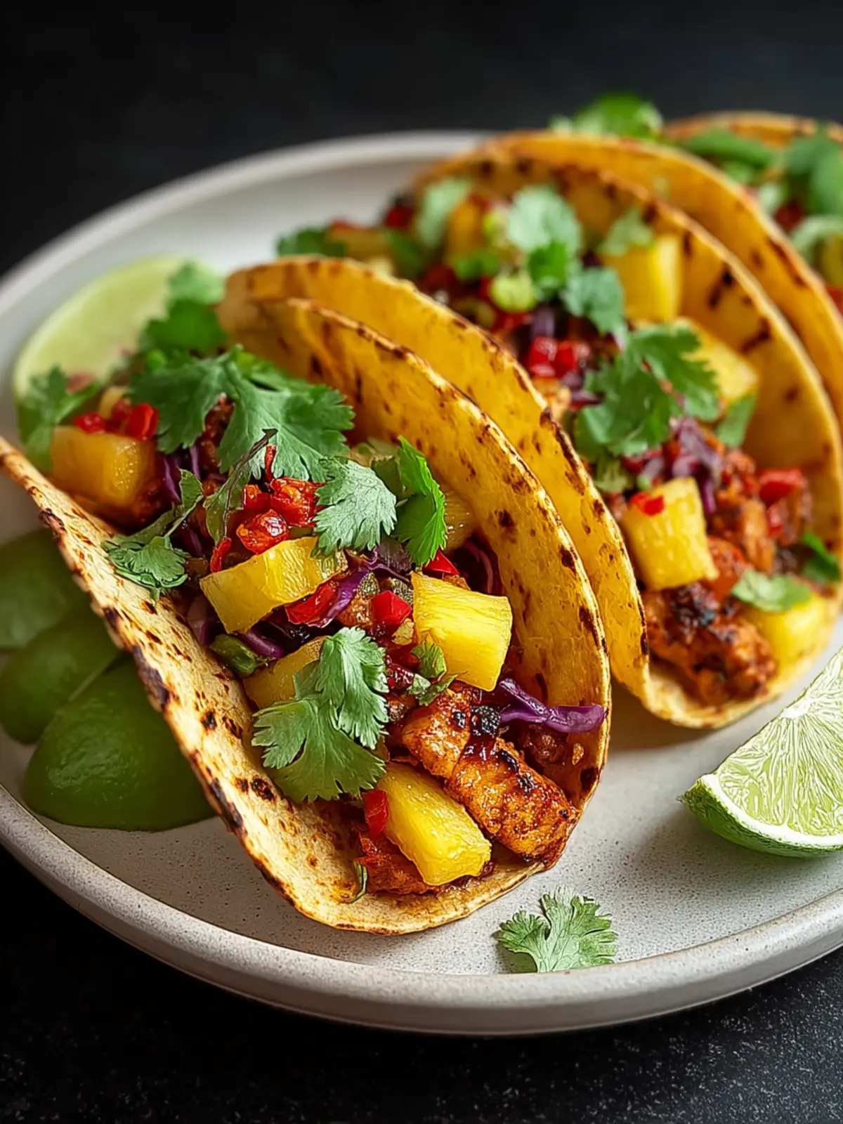 Cinco de Mayo Grilled Pineapple Chili Taco Wraps: Bursting Flavor!