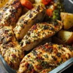 Garlic Herb Chicken Meal Prep First Image