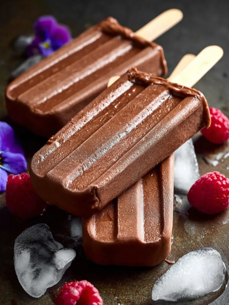 Healthy Fudgesicles (Vegan, Dairy-Free) First Image