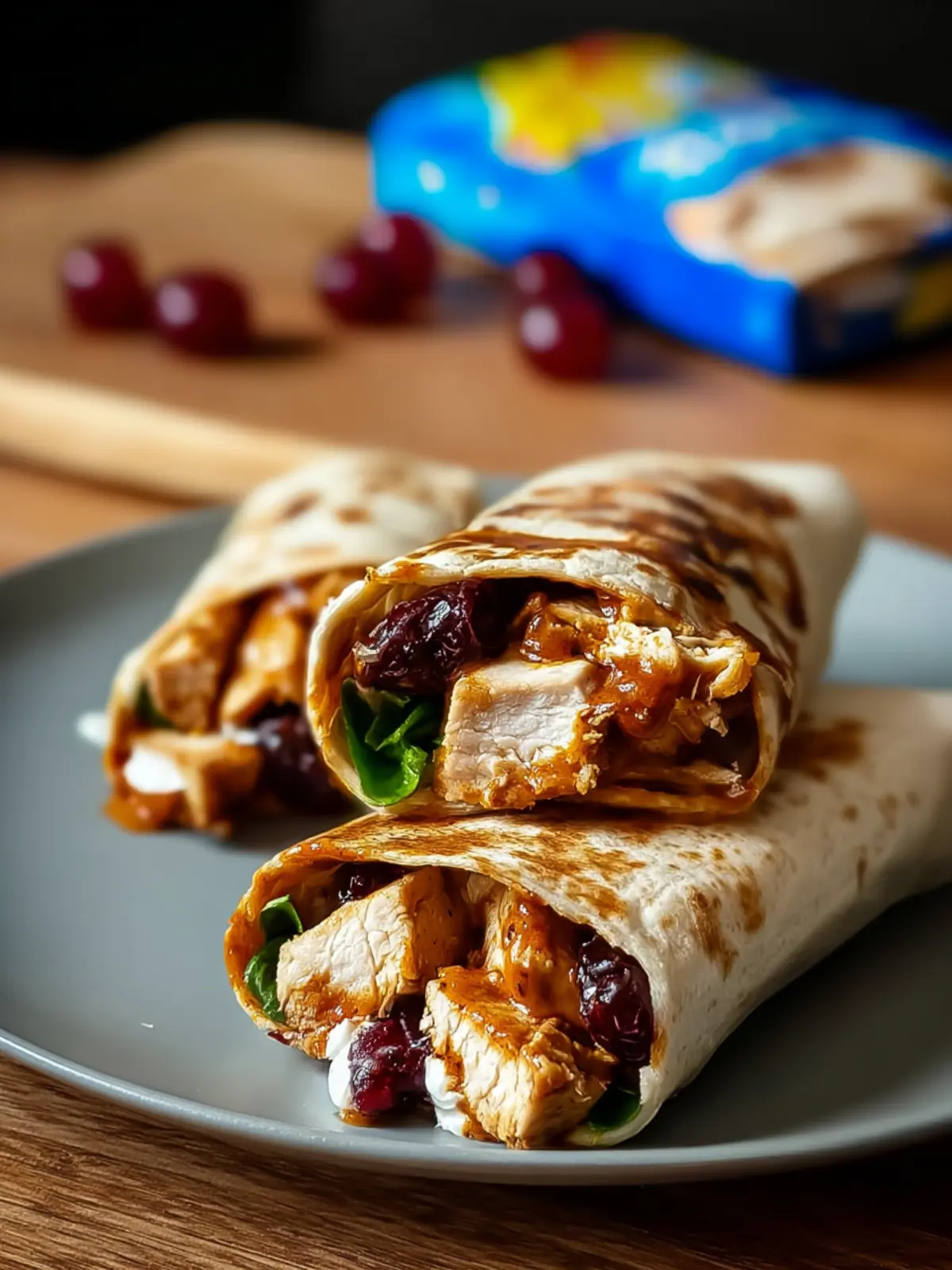 Memorial Day Cherry Spicy Chicken: Irresistibly Flavorful Wraps
