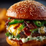 Spicy Jalapeno Pepper Jack Burger First Image