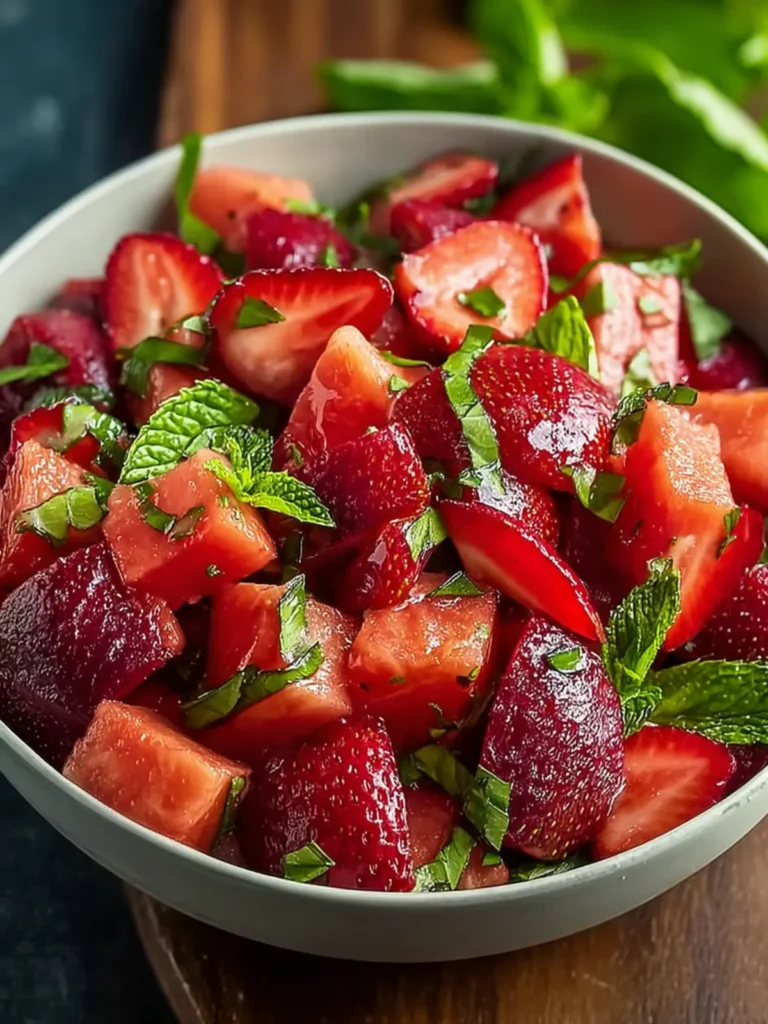 Strawberry Watermelon Salad: A Wonderful Ultimate Recipe First Image