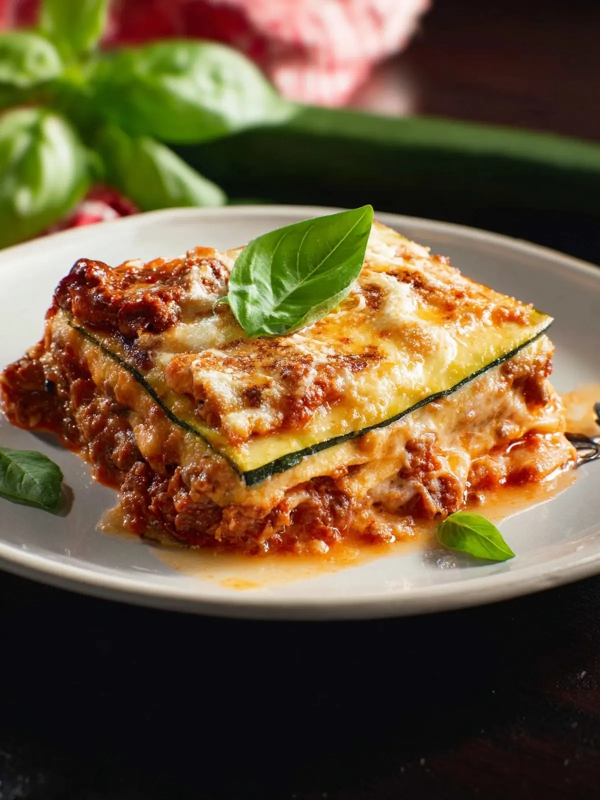 Zucchini Lasagna with Meat Sauce: Easy, No Watery Layers!